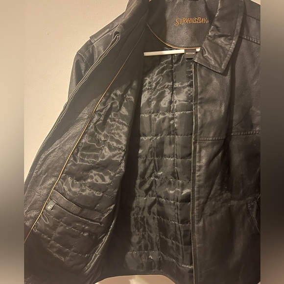 Vintage 80s/90s Mens Leather Jacket - Picture 2 of 5